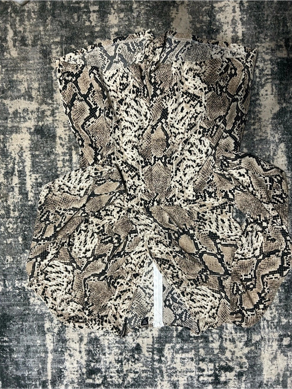 Shein Women's snake print romper